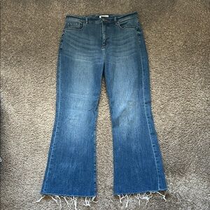 LOFT Classic Blue Wide Leg Jeans